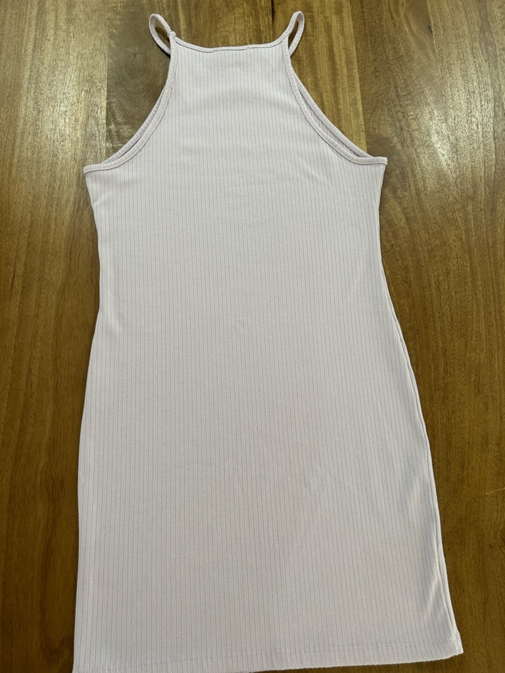Forever 21 Halter Light Lavander Ribbed Mini Dress - Picture 4 of 4